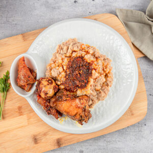 Ewa Agoyin and Agege Bread